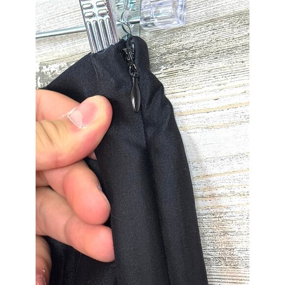 Talbots Womens 6P Black 100% Pure Silk High Waist Tailored Dress Pant Slacks NEW - Picture 3 of 6